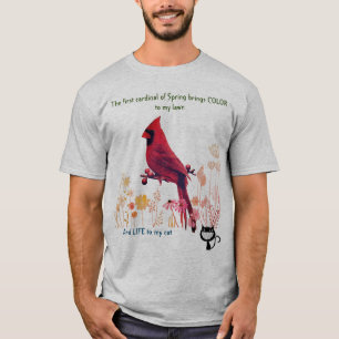 Katzenliebhaber Lustig - Frühlingsfarben T-Shirt
