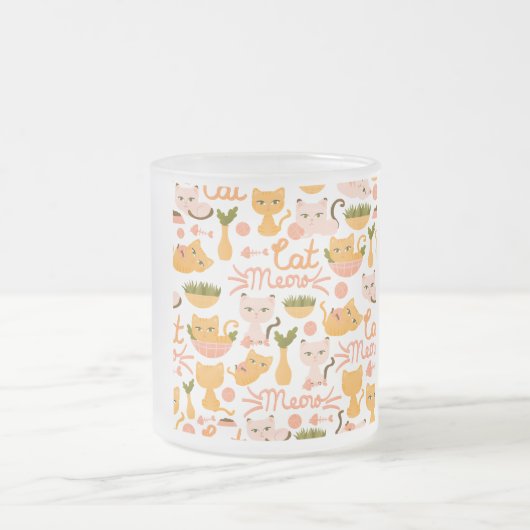 Katzenliebhaber Mattglastasse (Mittel)