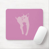 Katzenliebhaber-Mauspad Mousepad (Mit Mouse)
