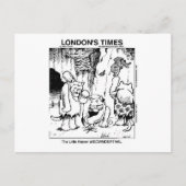 Katzenliebhaber "Meownderthals" Geschenke von Cart Postkarte (Vorderseite)