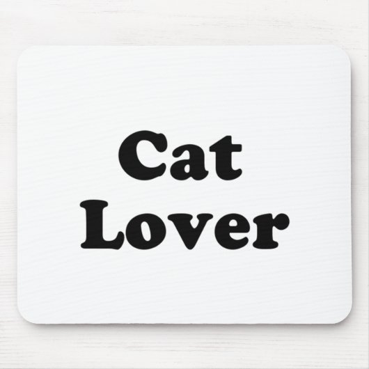 Katzenliebhaber Mousepad (Vorne)