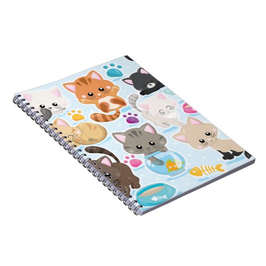 Katzenliebhaber niedlich notizblock (Rechte Seite)