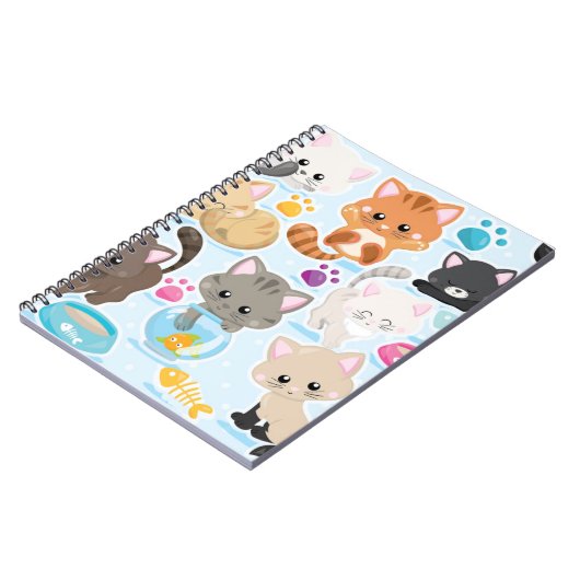 Katzenliebhaber niedlich notizblock (Linke Seite)