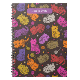 Katzenliebhaber Notizbuch Notizblock