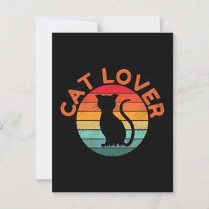 KATZENLIEBHAber Postkarte