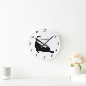 Katzenliebhaber Runde Wanduhr (Zuhause)