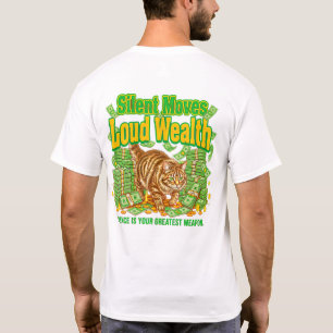 Katzenliebhaber Stille Bewegungen Lauter Reichtum T-Shirt