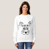 Katzenliebhaber Sweatshirt (Vorne ganz)
