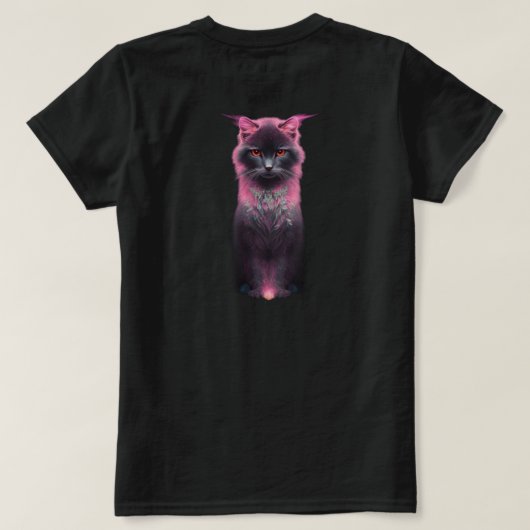 Katzenliebhaber T-Shirt (Design Rückseite)