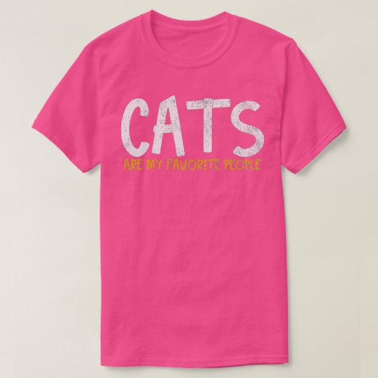 Katzenliebhaber T-Shirt (Design vorne)