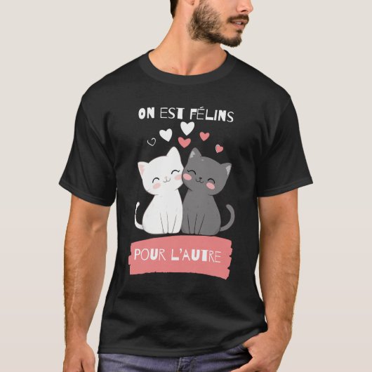 Katzenliebhaber T-Shirt (Vorderseite)
