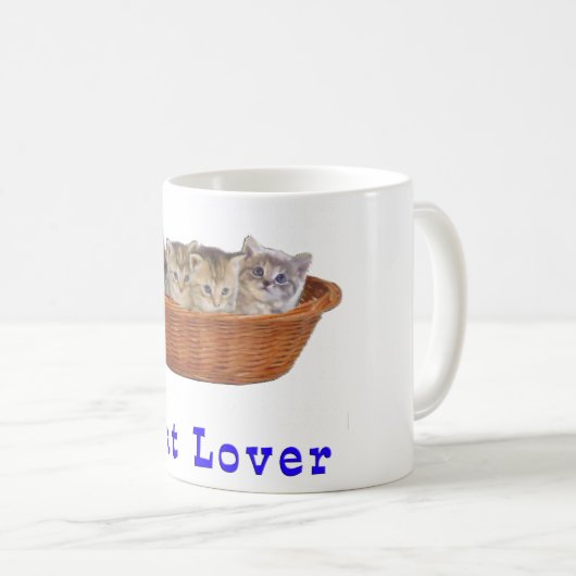 Katzenliebhaber Tasse (VorderseiteRechts)