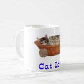 Katzenliebhaber Tasse (Vorderseite Links)