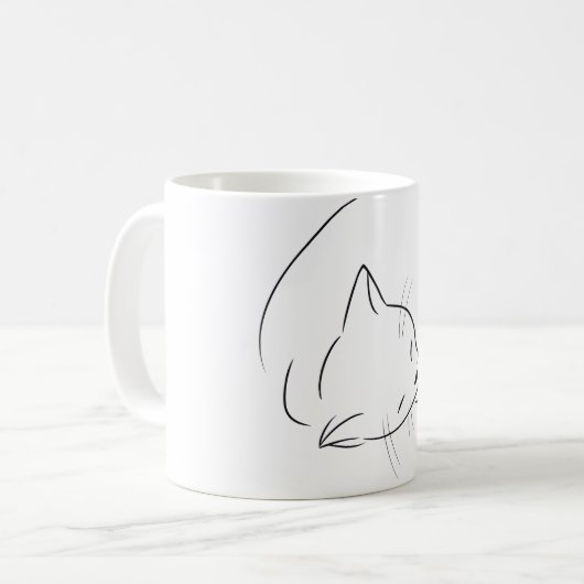 Katzenliebhaber Tasse (Vorderseite Links)