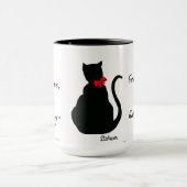 Katzenliebhaber Tasse (Zentrum)