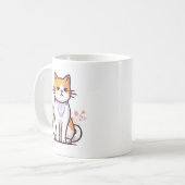 Katzenliebhaber-Tasse Kaffeetasse (Vorderseite Links)