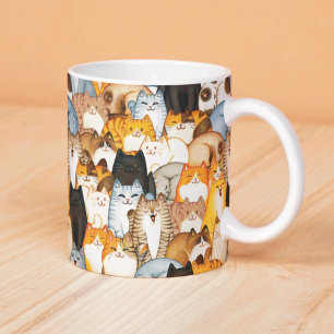 Katzenliebhaber-Tasse Kaffeetasse