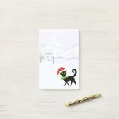 Katzenliebhaber Weihnachten Post-it Klebezettel (Auf Schreibtisch)