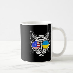 Katzenliebhaber Wir Ukrainische Flagge Ukraine Ame Kaffeetasse