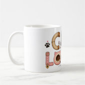 Katzenliebhaber-Wortkunst Kaffeetasse (Links)