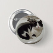 Katzenliebhaberfreude Button (Vorne & Hinten)