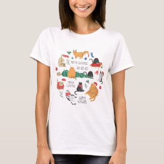 Katzenliebhabers Weihnachten T-Shirt
