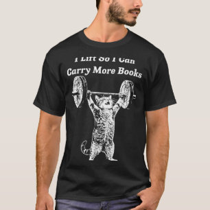 Katzenlift kann mehr Bücher tragen Bücherwurm lust T-Shirt