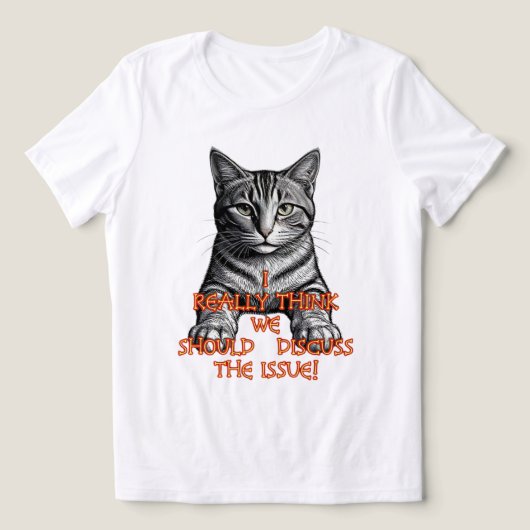 KATZENLOGIK Tri-Blend SHIRT (Design Vorderseite)