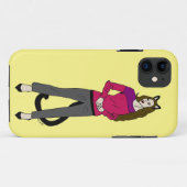 Katzenmädchen Case-Mate iPhone hülle (Rückseite (Horizontal))