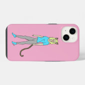 Katzenmädchen iPhone Hülle (Rückseite (Horizontal))