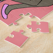 Katzenmädchen Puzzle (Seite)