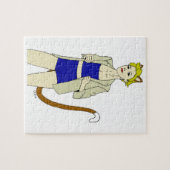 Katzenmädchen   puzzle (Horizontal)