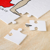 Katzenmädchen Puzzle (Seite)