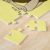 Katzenmädchen Puzzle (Seite)