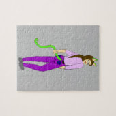Katzenmädchen puzzle (Horizontal)