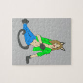 Katzenmädchen   puzzle (Horizontal)