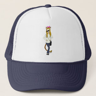 Katzenmädchen truckerkappe