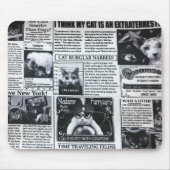 Katzenmagazin Mousepad (Vorne)