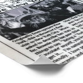 Katzenmagazin Poster (Ecke)