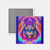 Katzenmagnet Magnet (Vorderseite/Rückseite)