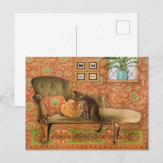 Katzenmaler Postkarten (Vorne/Hinten)