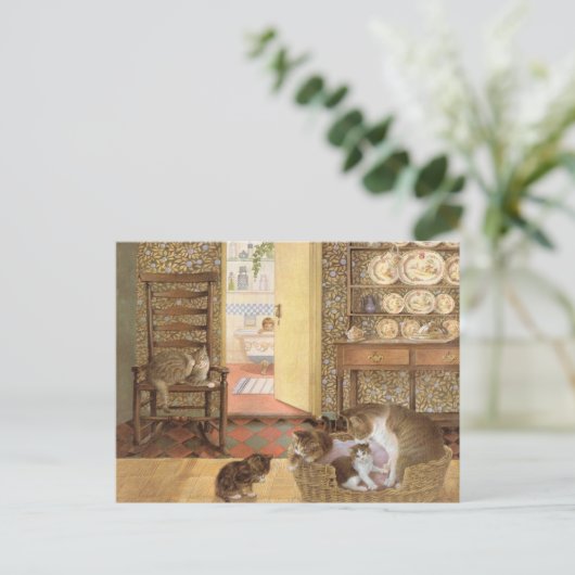 Katzenmaler Postkarten (Stehend Vorderseite)