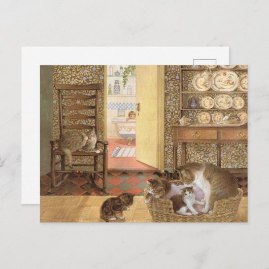 Katzenmaler Postkarten  (Vorne/Hinten)