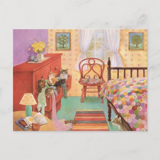 Katzenmaler Postkarten (Vorderseite)