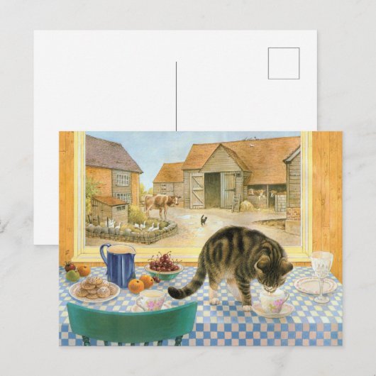 Katzenmaler Postkarten (Vorne/Hinten)