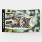 Katzenmalerei Banner (Horizontal)
