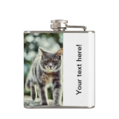 Katzenmalerei Flachmann (Rückseite)