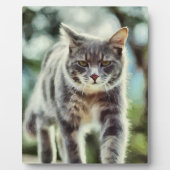 Katzenmalerei Fotoplatte (Vorderseite)