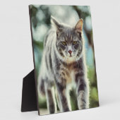 Katzenmalerei Fotoplatte (Seite)