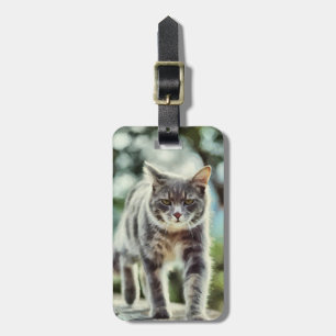 Katzenmalerei Gepäckanhänger